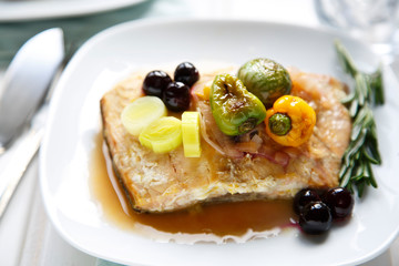 Salmon with Orange Juice