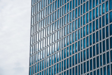 Fototapeta na wymiar abstract exterior skyscraper building pattern