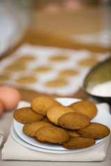 Macadamia Nut Cookies on a Table Ready to be Eaten