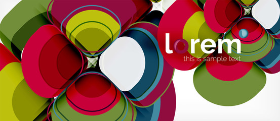 Geometric modern abstract background