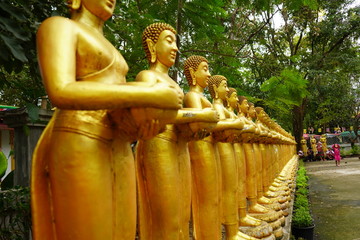 Buddha statue in temple.