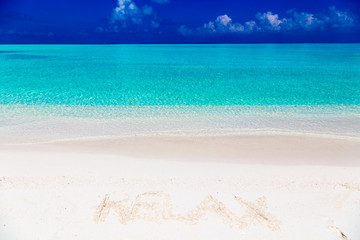 Message written on Sand