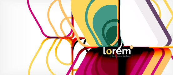 Geometric abstract background