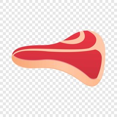 Fresh meat steak icon. Cartoon of fresh meat steak vector icon for web design  