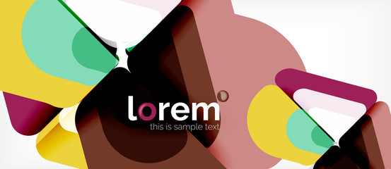 Geometric abstract background