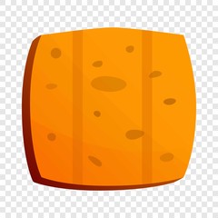 Cracker biscuit icon. Cartoon of cracker biscuit vector icon for web design  