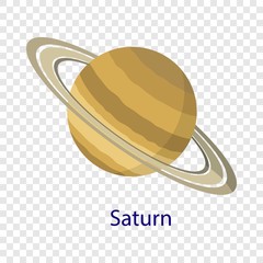 Saturn planet icon. Flat illustration of saturn planet vector icon   © nsit0108