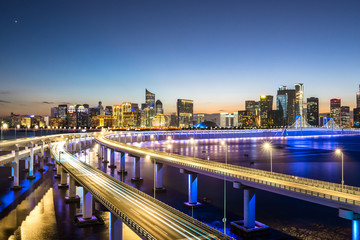 Obraz premium city at night
