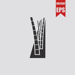 Bamboo icon.Vector illustration.