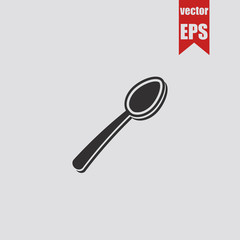 Spoon icon.Vector illustration.