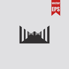 Corridor icon.Vector illustration.