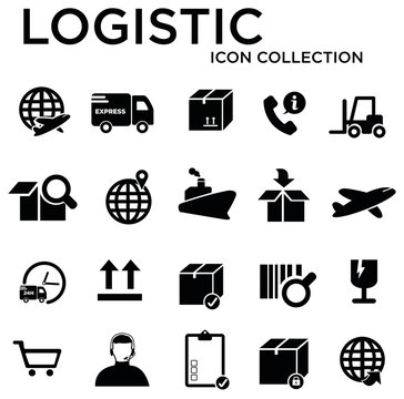 logistic collection icon