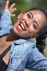 Beautiful Diverse Female And Freedom