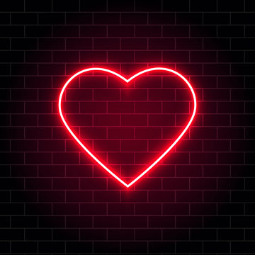 I Love You Neon Sign On A Brick Background, Club, Energy, Fluorescent  Background Image And Wallpaper for Free Download