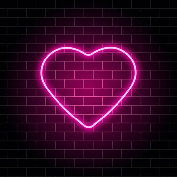Pink Neon Heart Images – Browse 11,814 Stock Photos, Vectors, and Video ...
