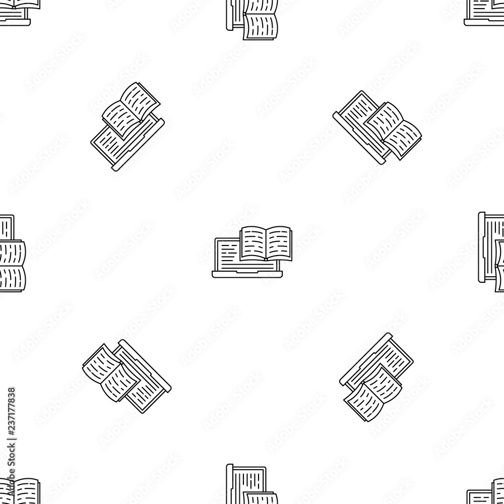 Poster web reading pattern seamless vector repeat geometric for any web design