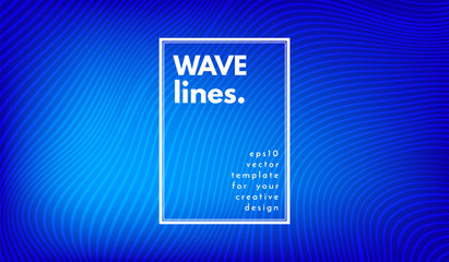 Abstract Wave Background.