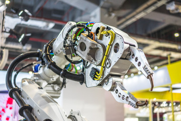 Fototapeta premium robot arm in factory