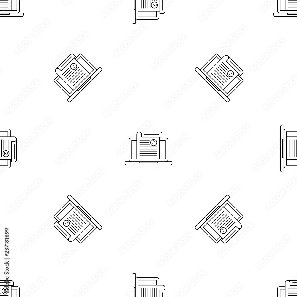 Poster laptop sheet printing pattern seamless vector repeat geometric for any web design