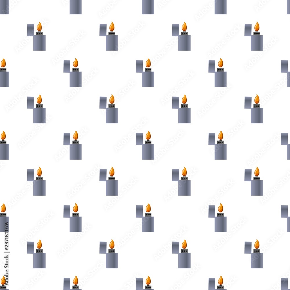 Poster metal lighter pattern seamless vector repeat for any web design
