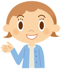 女性　こちらです