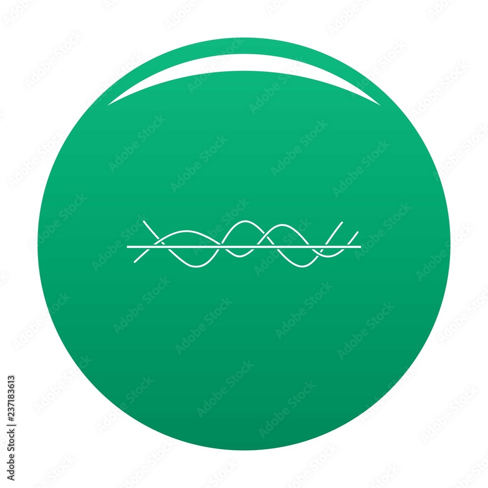 Poster equalizer effect record icon. simple illustration of equalizer effect record vector icon for any des