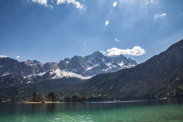 Eibsee im Frühling