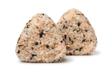  Traditional homemade Japanese onigiri