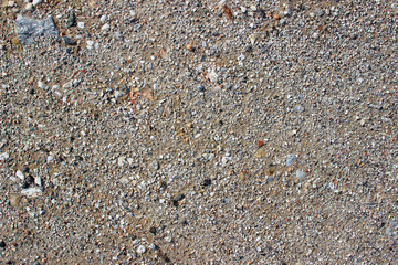 Dirt road stones close up horizontal abstract
