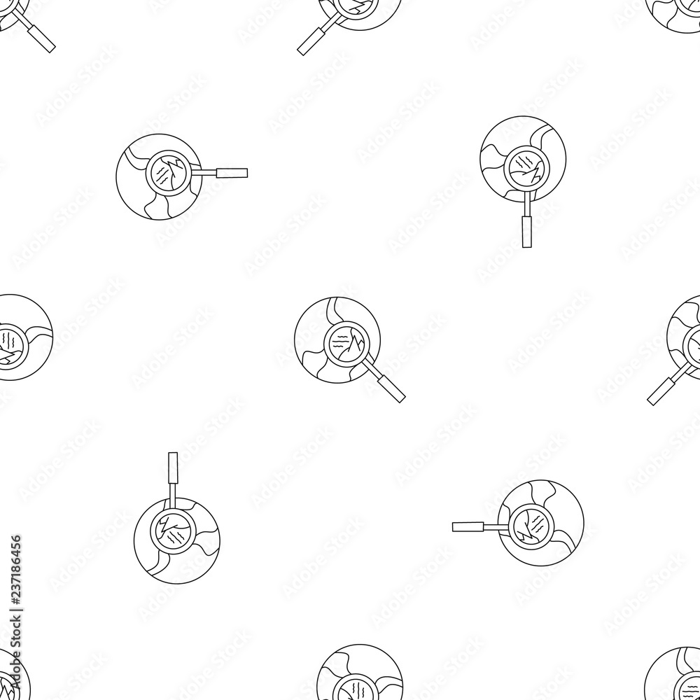 Poster global search pattern seamless vector repeat geometric for any web design