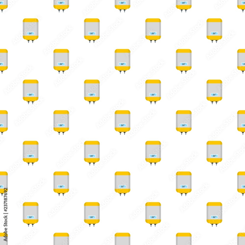 Poster climate boiler pattern seamless vector repeat for any web design