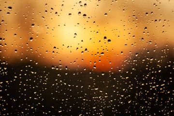 rain drops on a window