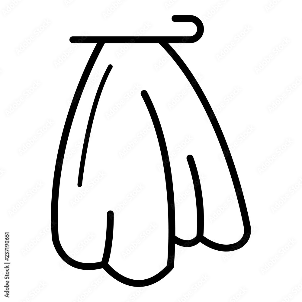 Poster towel icon. outline towel vector icon for web design isolated on white background