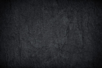Dark grey black slate  stone background or texture.