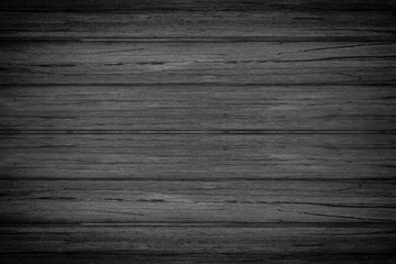 Naklejka premium Wood wall plank black texture background
