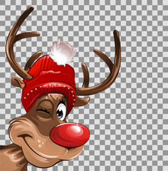 Rudolph Weihnachten transparenter Hintergrund