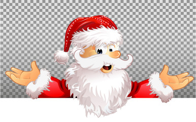 Weihnachtsmann transparenter Hintergrund Schild