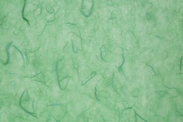 green textured mulberry paper
