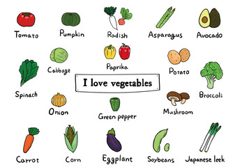 I love food 3 - Vegetables -