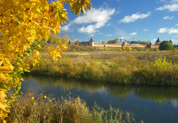 Autumn landscape in Suzdal.