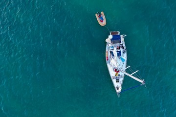 Sailboat-aerial drone 