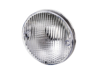 car headlights on a white background