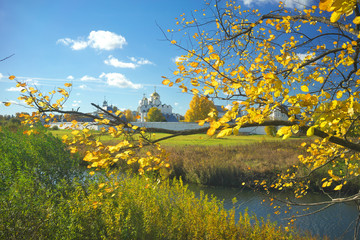 Autumn landscape in Suzdal.