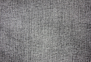Dark Gray Jeans Texture Empty Background. Denim Pattern of Grey Jean Fabric, Textured Stylish Surface Close Up Top View. Rough Grungy Urban Clothing Detail to Use as Backdrop or Copy Space