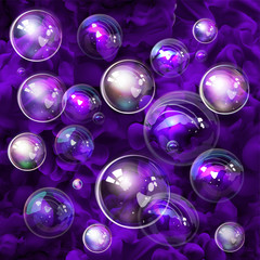 Abstract cloud ink background. Violet color. Water paint, art banner, splash dark purple ink. Physics vibrant, aquarel, design poster. Background cover