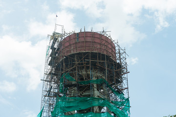 Build a high water tower.