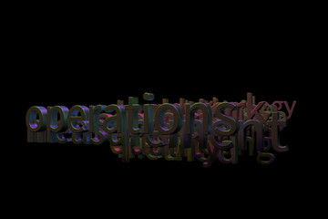 3D rendering. Background abstract CGI typography, motivation related keywords cloud for design, graphic resource.