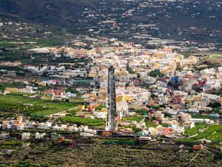 City of Los Llanos in La Palma, Spain