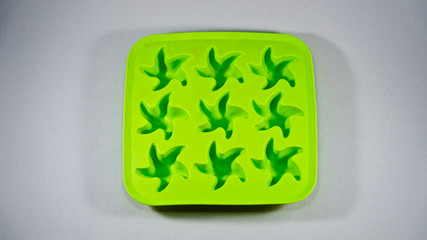 colored silicone ice mold