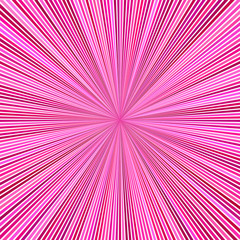 Pink abstract psychedelic star burst stripe background - vector explosion design